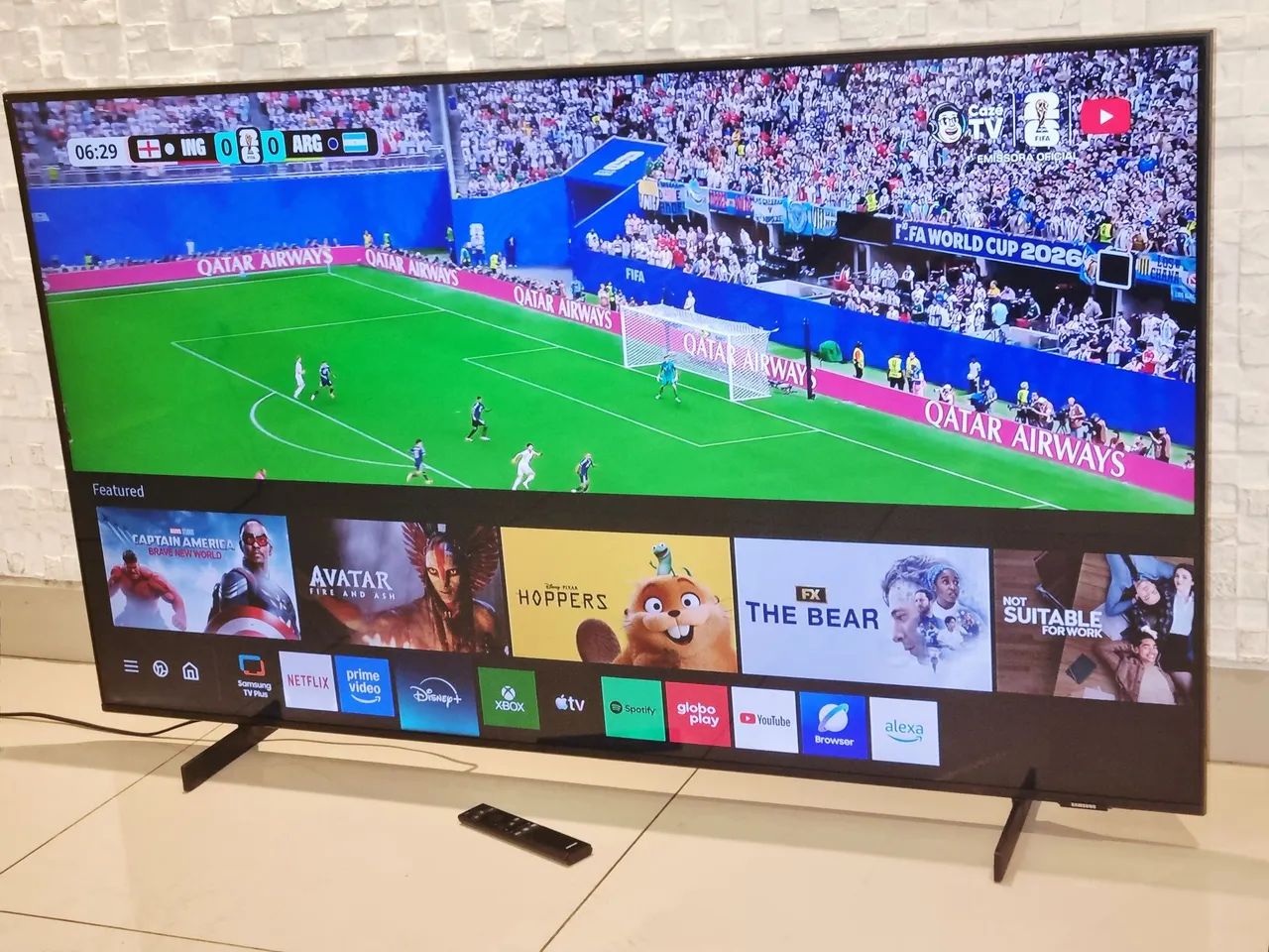 Tv 55 Samsung Smart 4K Cristal  com Alexa e Xbox  - Foto 2