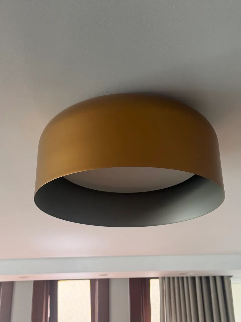 Lustre redondo dourado  - Foto 2