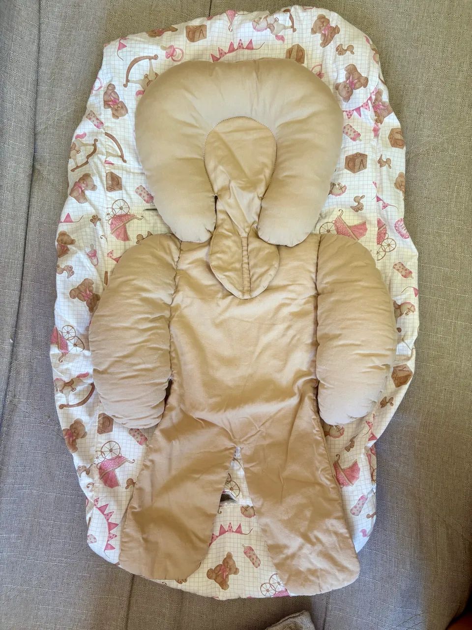Kit capa e redutor para bebê conforto  - Foto 2
