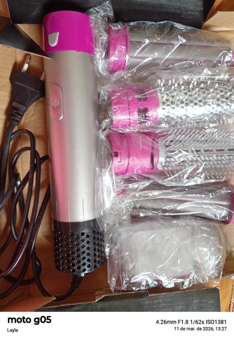 Escova secadora 5 em 1 para cabelo  - Foto 2