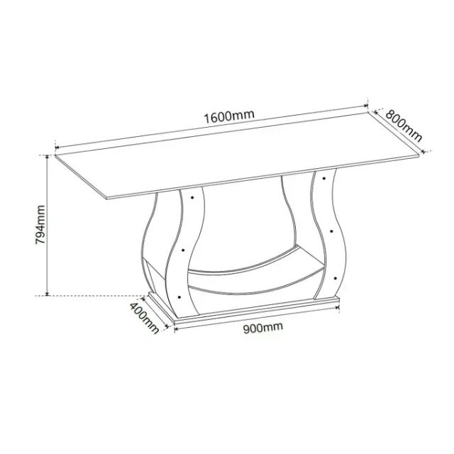 Conjunto de Jantar - Mesa e cadeiras. - Foto 2
