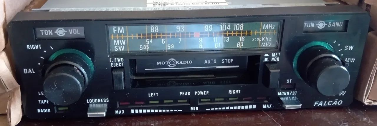 Toca Fitas Falcão MOTORADIO . - Foto 2