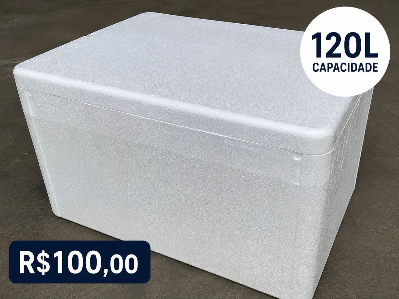 Isopor 120L para venda
