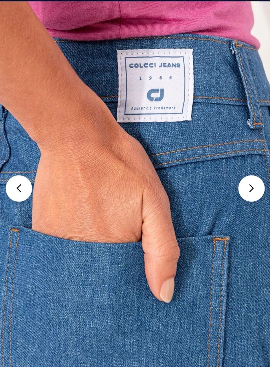 Calça jeans Colcci Pantalona tam 42 NOVA  - Foto 3