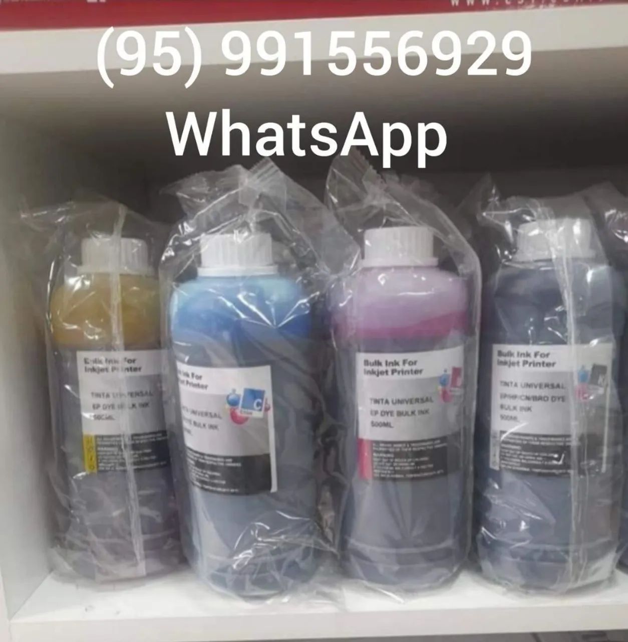 Tintas de 500ml de impressora Epson HP e cânon entrega sem taxa 