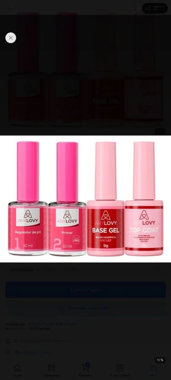 kit utensílios para unha de gel - Foto 5