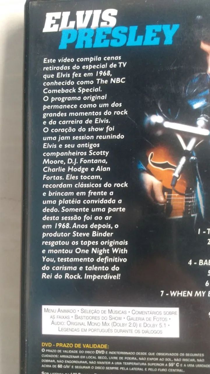 DVD original Elvis Presley ótimo estado.  - Foto 4
