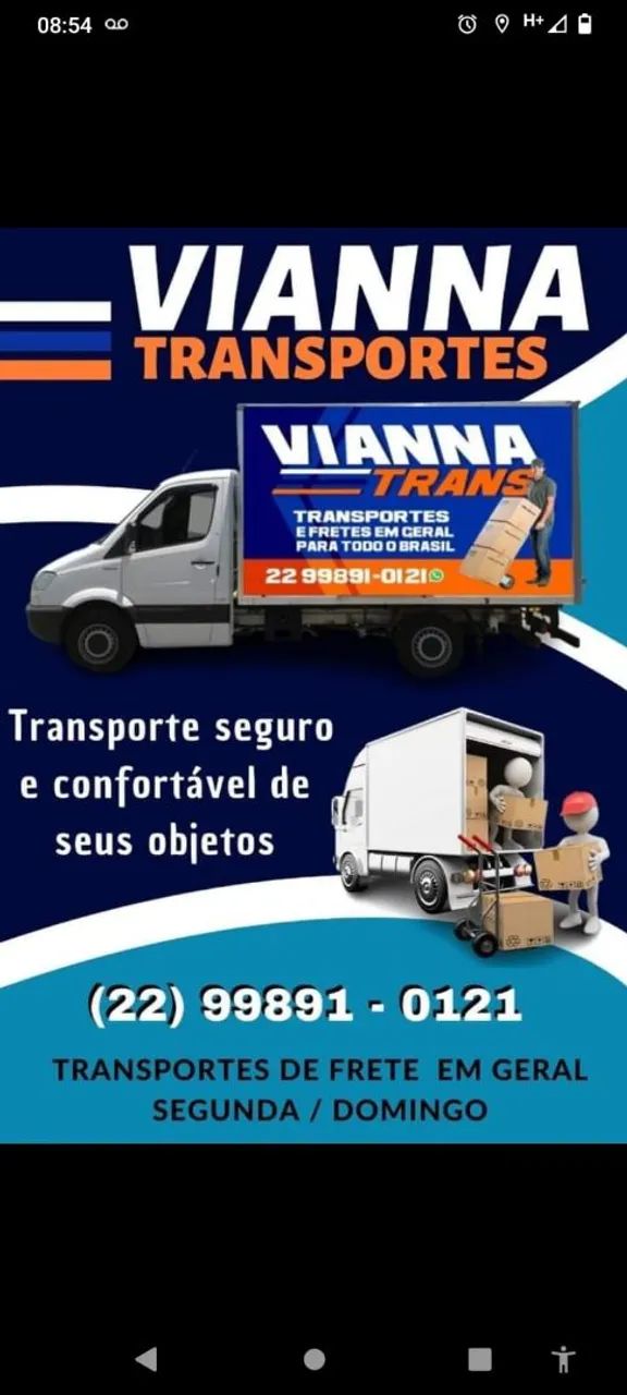 Frete e mudança 