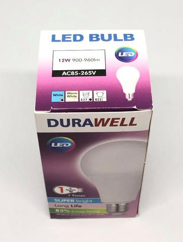 Lâmpada 12w Bulbo Led Super Branca Bivolt Econômica Durawell Nova na Caixa - Foto 4