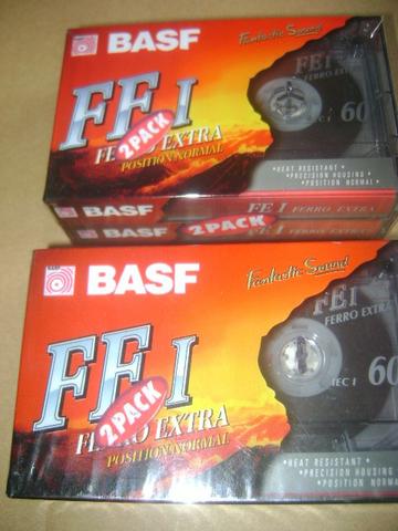 Fitas Cassete Basf Ferro Extra Pack c/2 unid.Lacradas