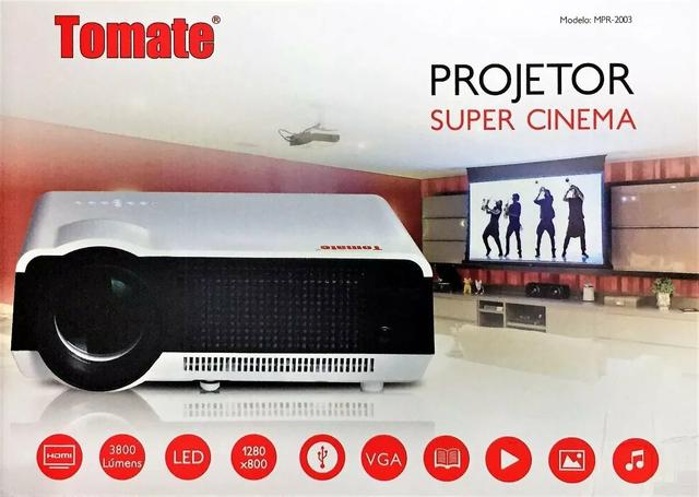 Projetor Super Cinema 120 polegadas
