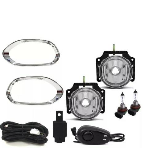 Kit Farol Milha Neblina Aro Cromado Fiat Toro 2016 2017 2018 - Foto 2