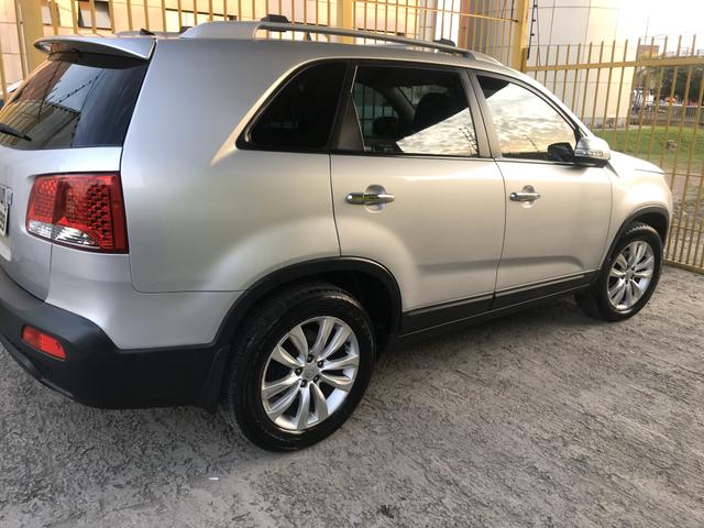 Kia sorento 2011 ex 2,4 couro top, placa mercosul - Foto 6