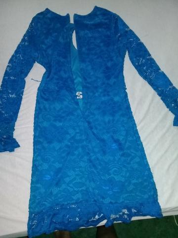 Vestido de renda azul - Foto 3