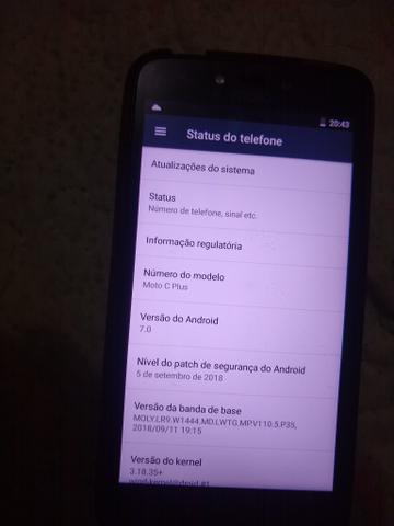 Moto c plus 5p 16 gigas 400,00 troco pc aceito cartão - Foto 2