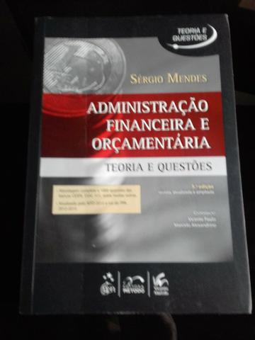 Administração Financeira e Orçamentária, Sérgio Mendes, 5ª Edição