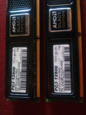 Memorias ddr3 4x2 8.GB 1600Mhz OCZ Black Edition - Foto 3