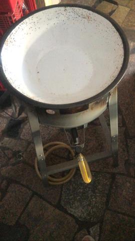 Fritadeira a gás com tacho
