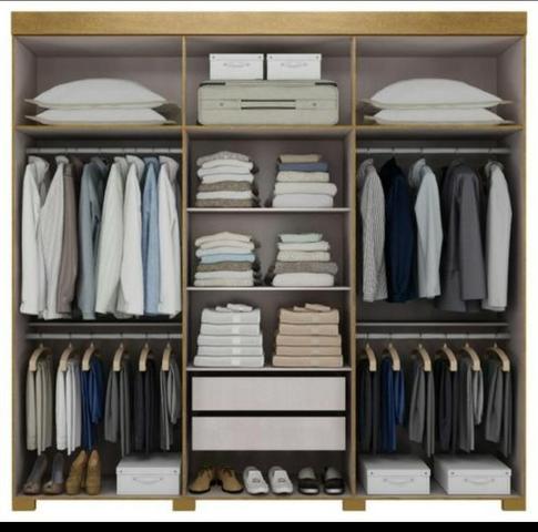 Guarda roupa ita 2,30 larg - mega promoçao - imperdivel a vista - Foto 2