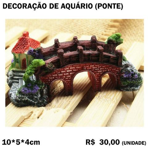 Decoração de Aquário: Ponte