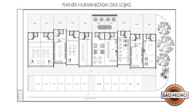 Lindas lojas no 1° centro comercial de Vista Alegre locação ou venda ótima localização - Foto 12