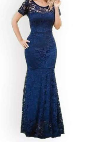 Vestido sereia usado 1 vez - Foto 3