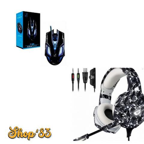 Kit Gamer Headphone Profissional + Mouse - Promoção - Foto 2