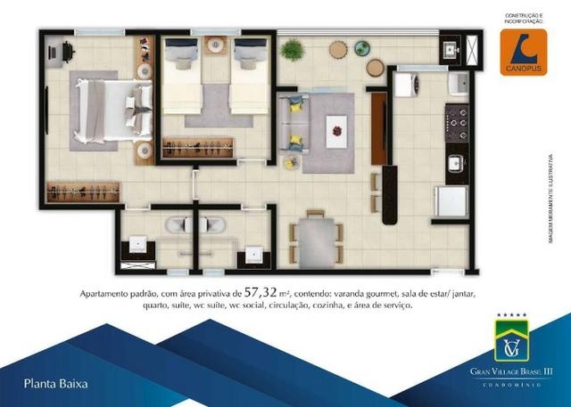34 Apartamento 2 quartos, 57m² no Turu! - Foto 8