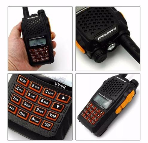 Rádio comunicador baofeng uv-6r - Foto 4