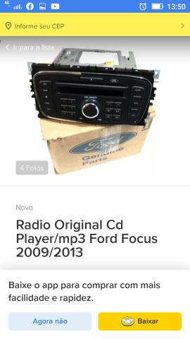 Rádio original Ford Focus - Foto 2