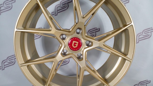 Rodas Gisa Flow Form Glória P/ Boxster Dourado 5x130 - 20x8,5 e 20x10,5 - Foto 3
