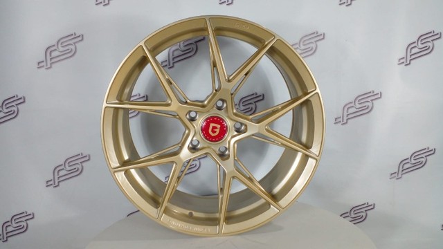 Rodas Gisa Flow Form Glória P/ Boxster Dourado 5x130 - 20x8,5 e 20x10,5
