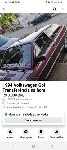 comprar Volkswagen Gol 1994 em Colombo - PR