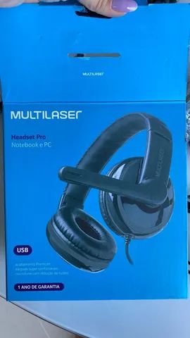 Headset Pro Multilaser em ótimo estado call center