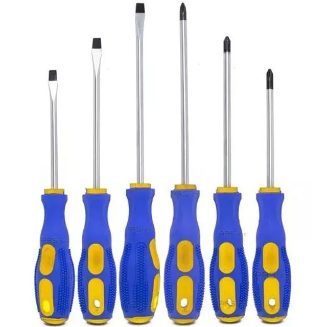 Kit Jogo de Chaves de Fenda Com 6 Peças