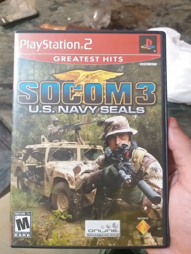 Socom 3 Lacrado Us Navy Seals Ps2 Original Colecionador Novo