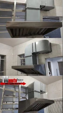 Coifas inox lanchonete