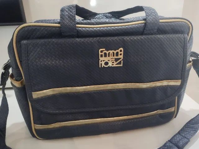 Bolsa Maternidade Azul Marinho Emma Fiorezi