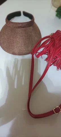 Bolsinha de lado vermelha - Foto 5