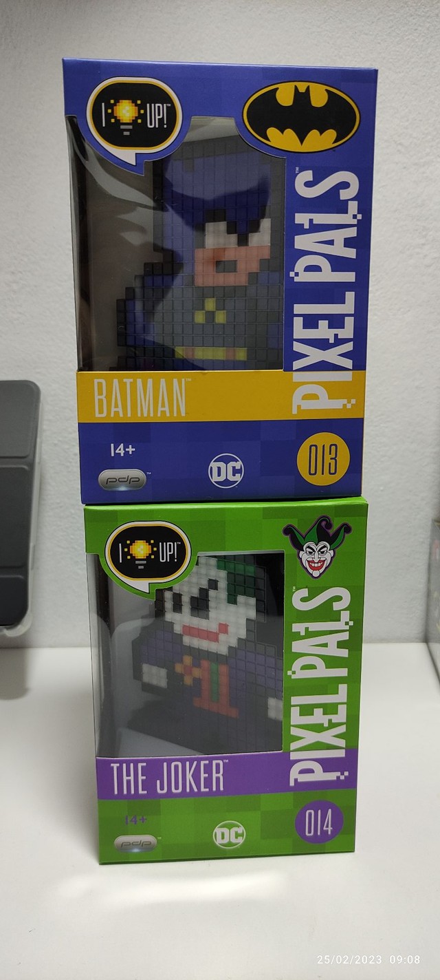 4 Luminária Pixel Pals 1 Batman e 3 Coringas - Objetos de decoração -  Itaum, Joinville 1151490194 | OLX