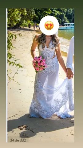 Vestido de Noiva Praiana  - Foto 4