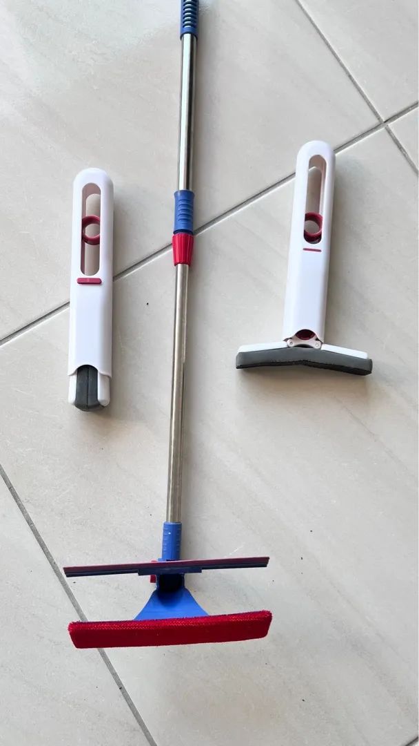 Kit Limpeza de Vidros 3 Peças - Limpeza Profissional conj com 3!