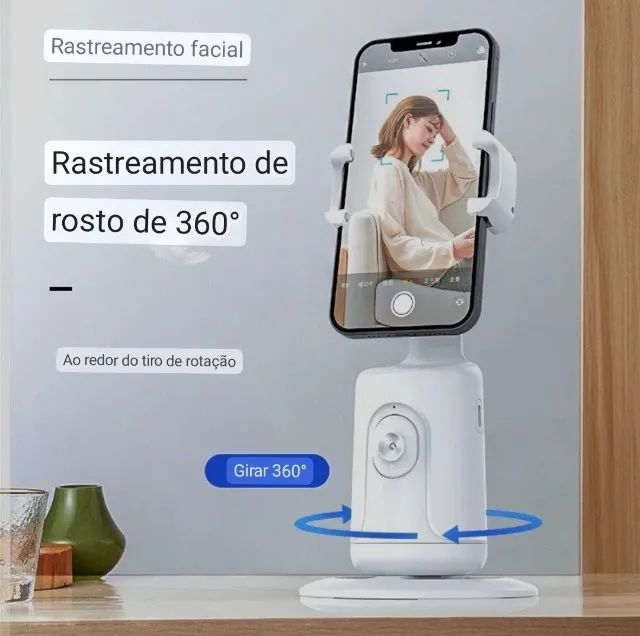 Novo Estabilizador Gimbal Auto rastreamento 360º graus - Foto 2