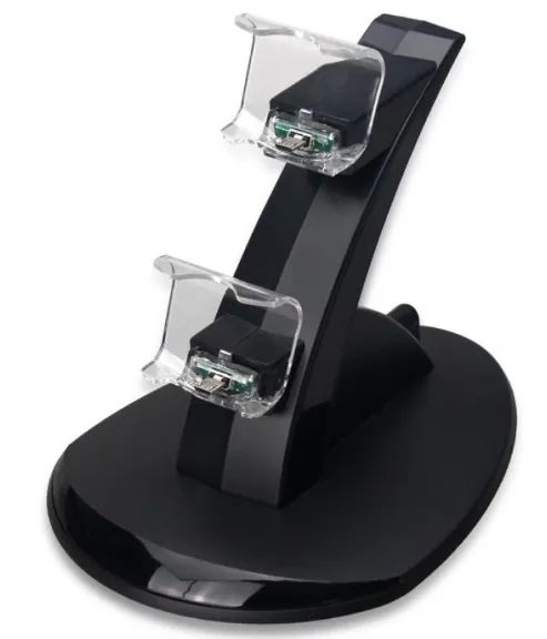 Base Dock Carregador Duplo De Controles Joystick para Ps4 Slim e Pro IV-P4002 - Foto 3