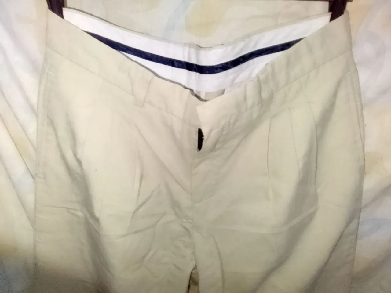 CAL ÇA MASCULINA N°40 cor creme - Foto 2