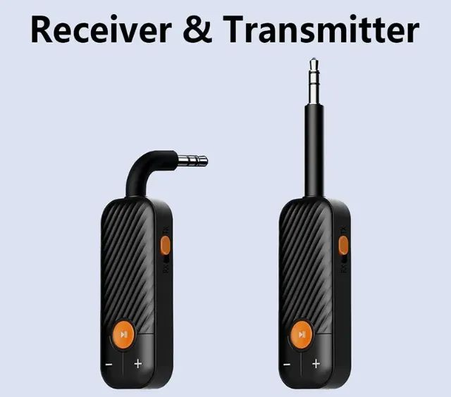 Receptor / Transmissor de áudio 3,5mm (P2) Bluetooth 5.2 (Novo). - Foto 2