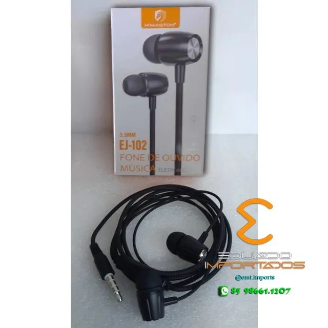 Fone Estéreo c Microfone H'Maston EJ-102 - Foto 5