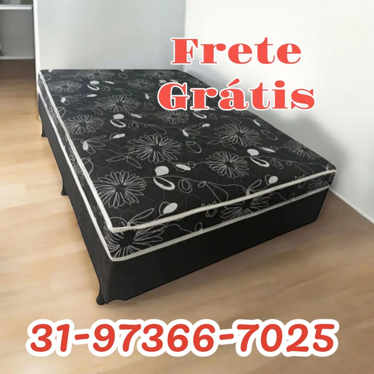 CAMA BOX CASAL NOVAS COM ENTREGA GRÁTIS 