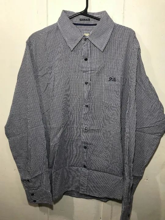 Camisa masculina TNG xadrez tamanho GG