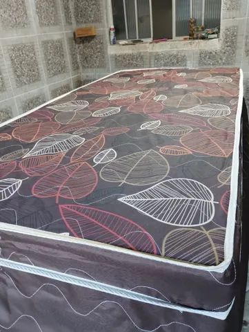 Cama box solteirão de fábrica 
